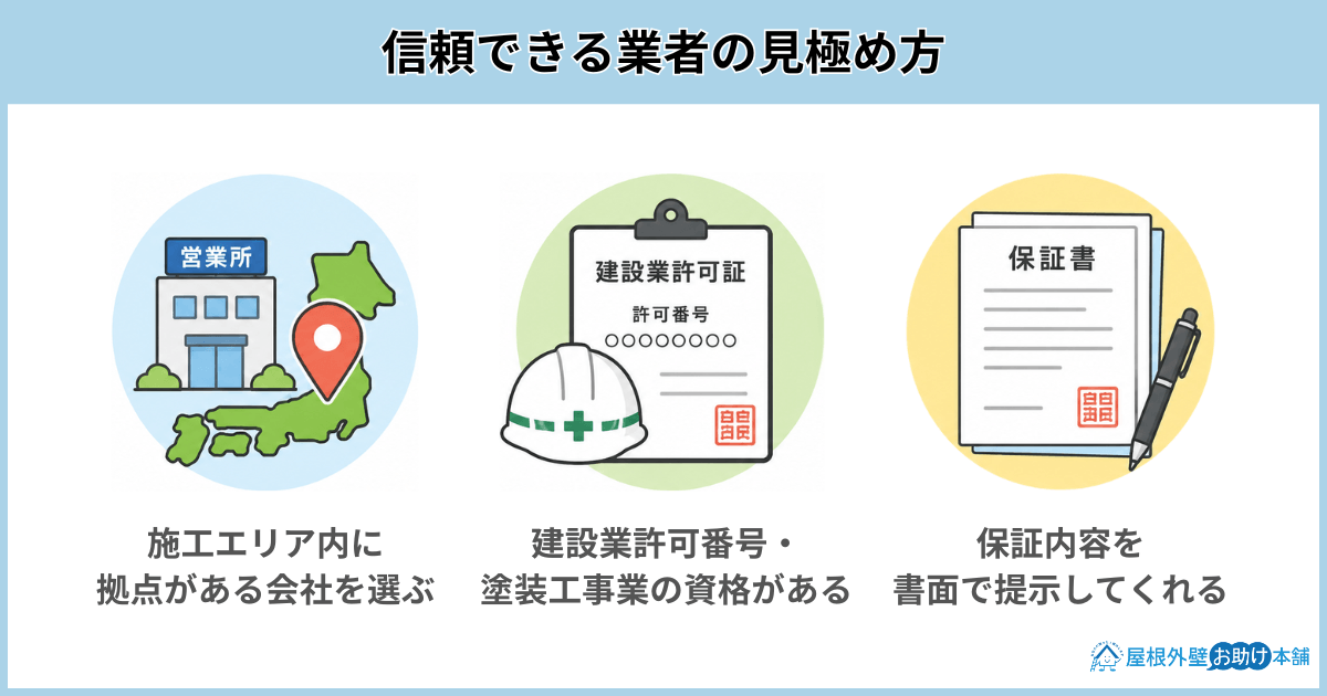 業者の選び方 屋根塗装 見積り
