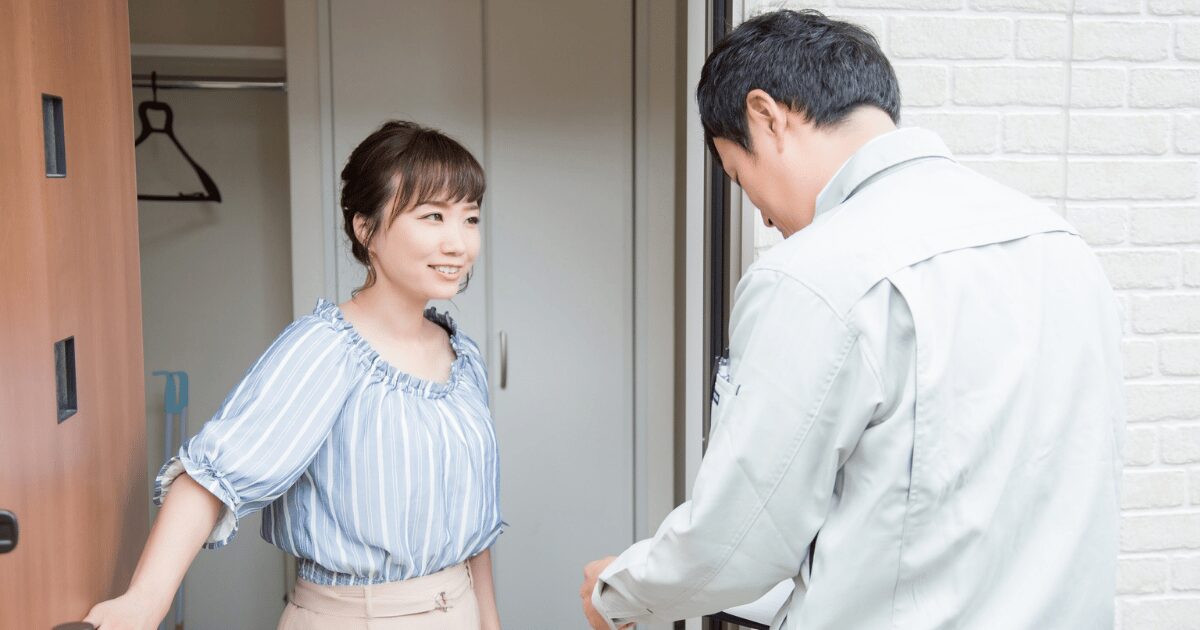 訪問販売で即決を迫る業者には応じない