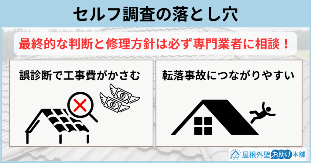 セルフ調査の落とし穴