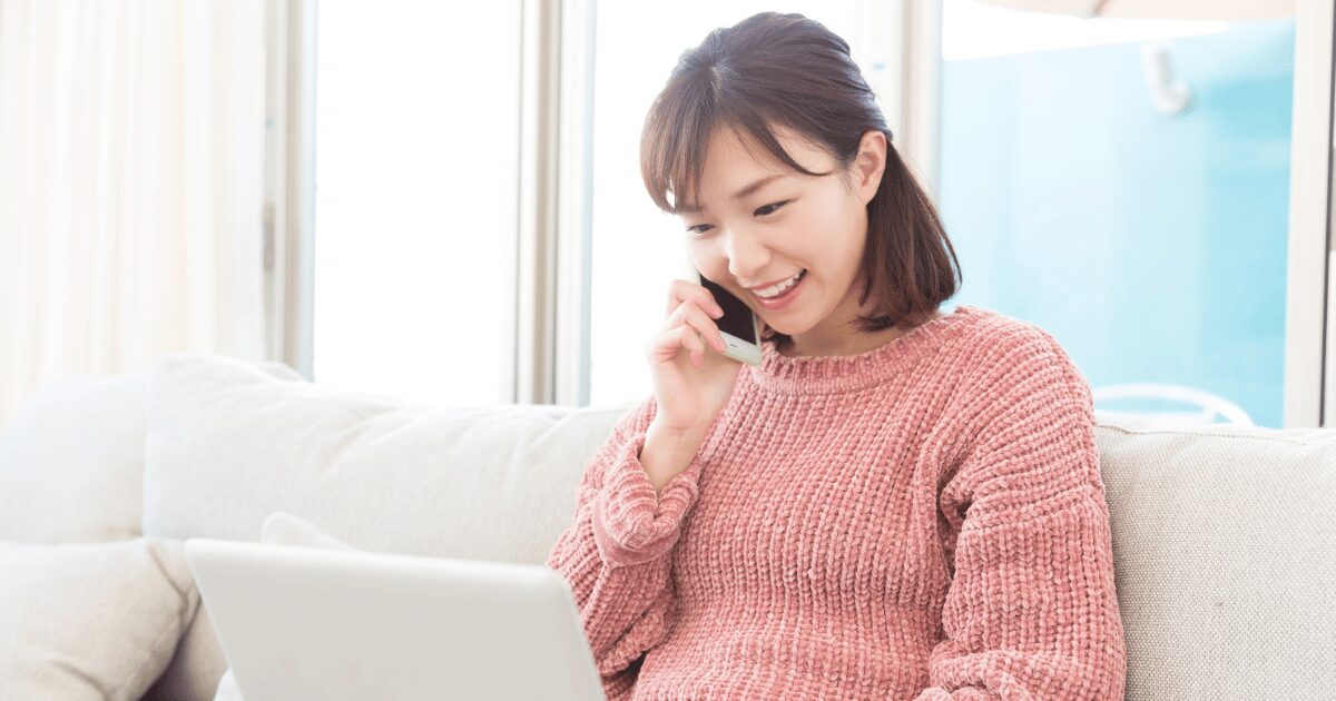 パソコン・携帯・女性