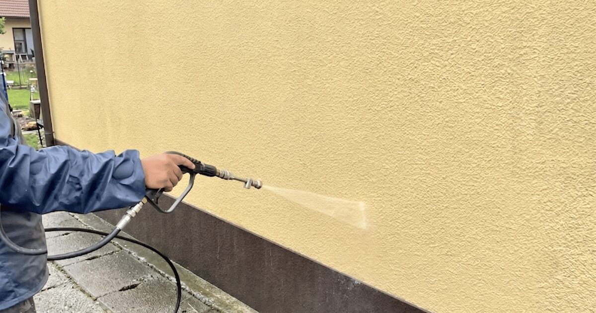 外壁の高圧洗浄